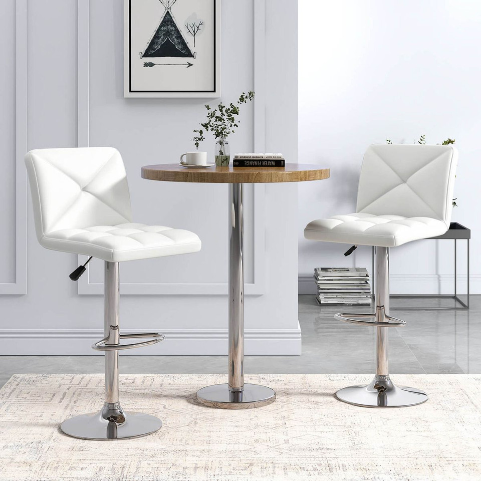 PU Leather Upholstered Bar Stools (Set of 2) product image