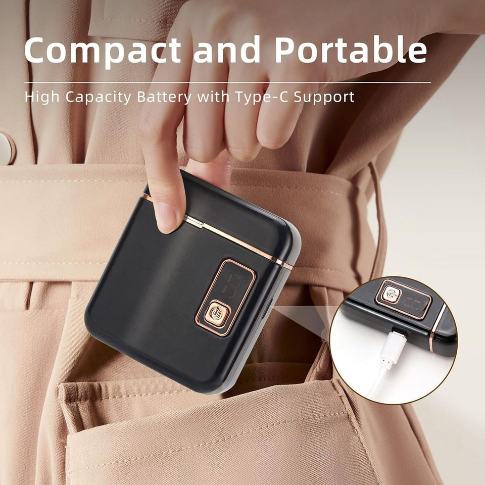 Electric Nail Clipper with 3 Speed Levels and Nail Clip Storage, LCD Digital Display, USB Rechargeable Electric Nail Trimmer,(Black) product image