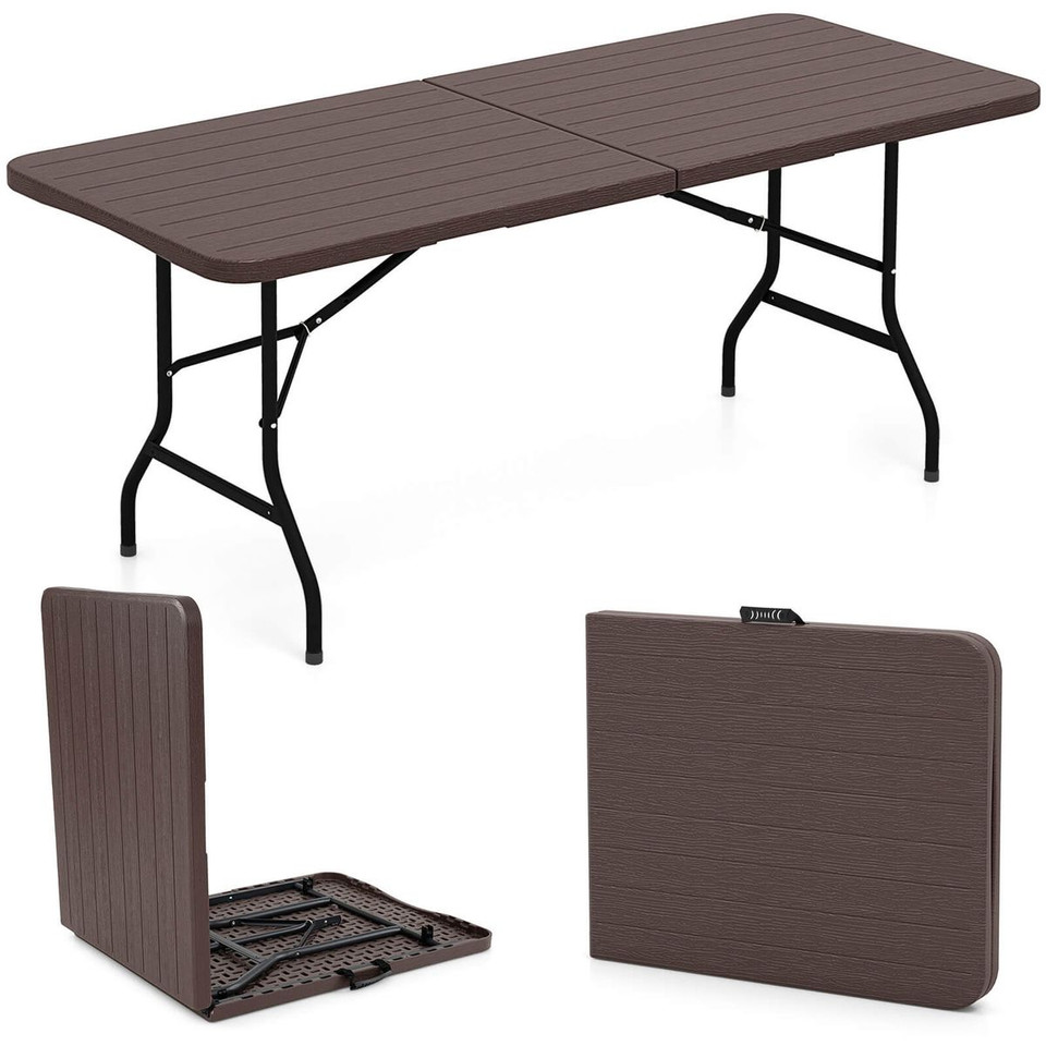 6-Foot Outdoor Portable Folding Table product image