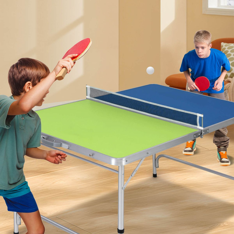 Foldable Ping Pong Table Game Set with Adjustable Height, 47" x 30" product image