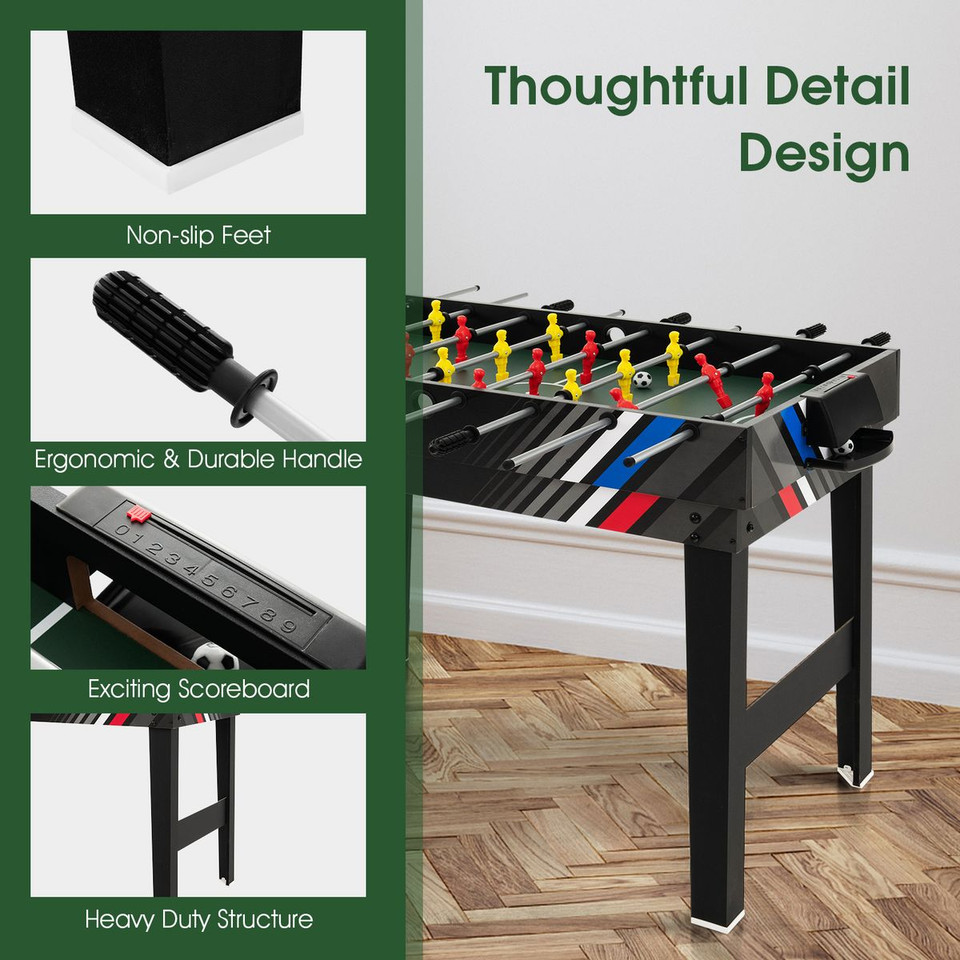 49" 4-in-1 Foosball and Pool Combo Game Table product image