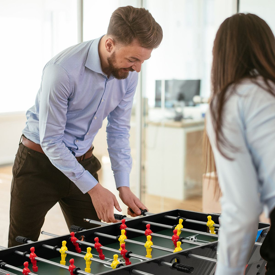 49" 4-in-1 Foosball and Pool Combo Game Table product image