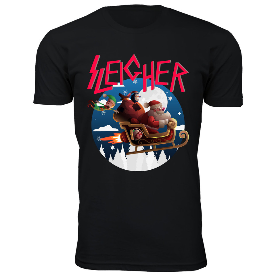 Men's Christmas Spirit Crew Neck T-Shirts product image