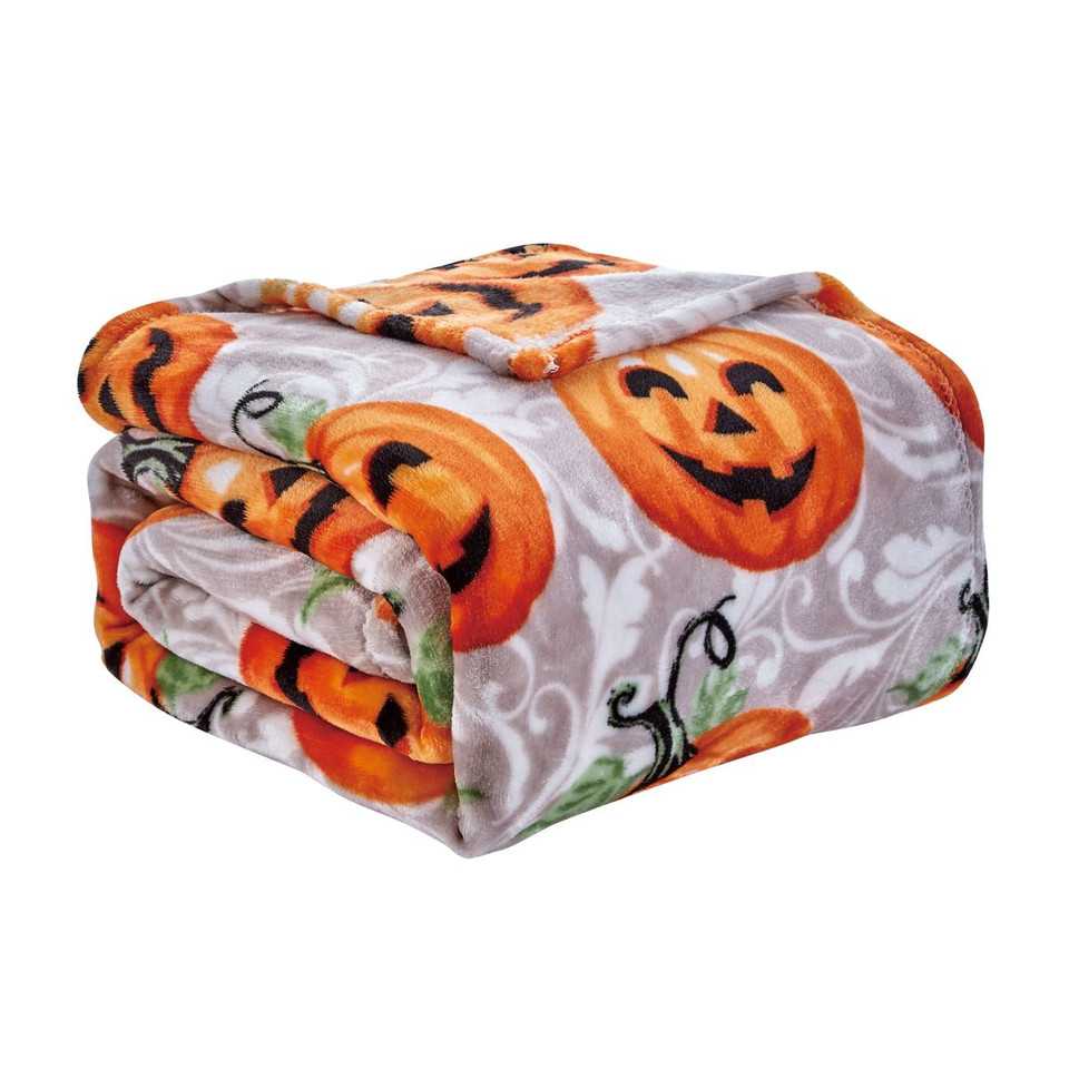 50 x 60-Inch Autumn and Halloween Throw Blanket product image