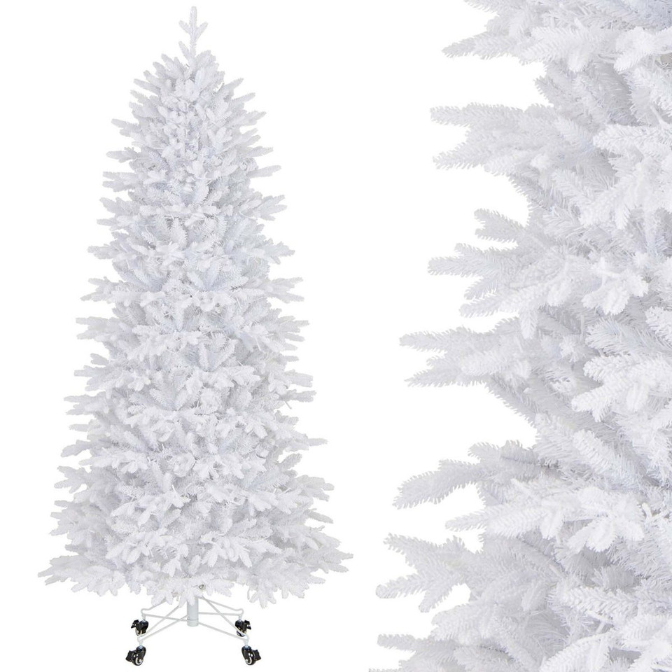 7FT Artificial Christmas Tree with 1880 PVC Branch Tips and LED Lights product image