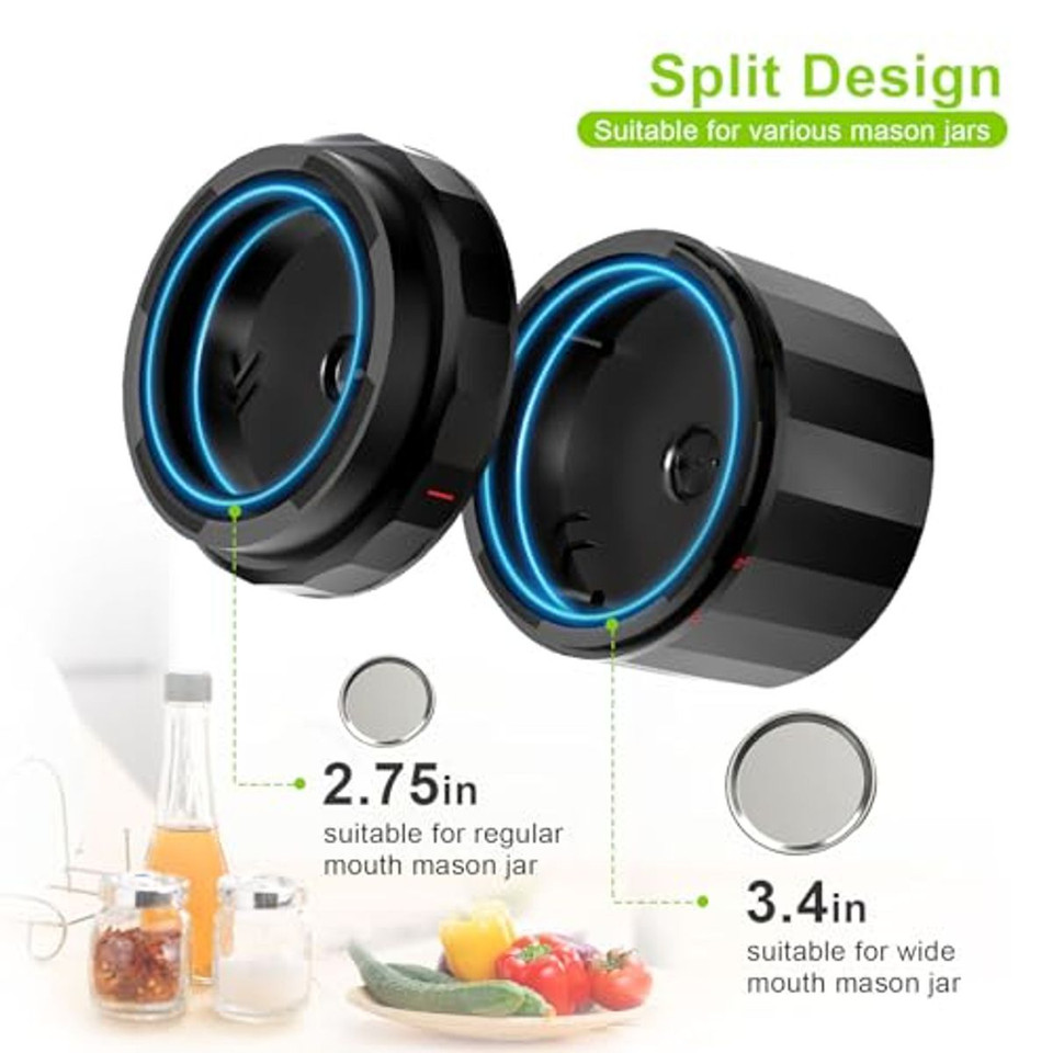 UNERVER M11 Mason Jar Electric Vacuum Sealer Kit product image