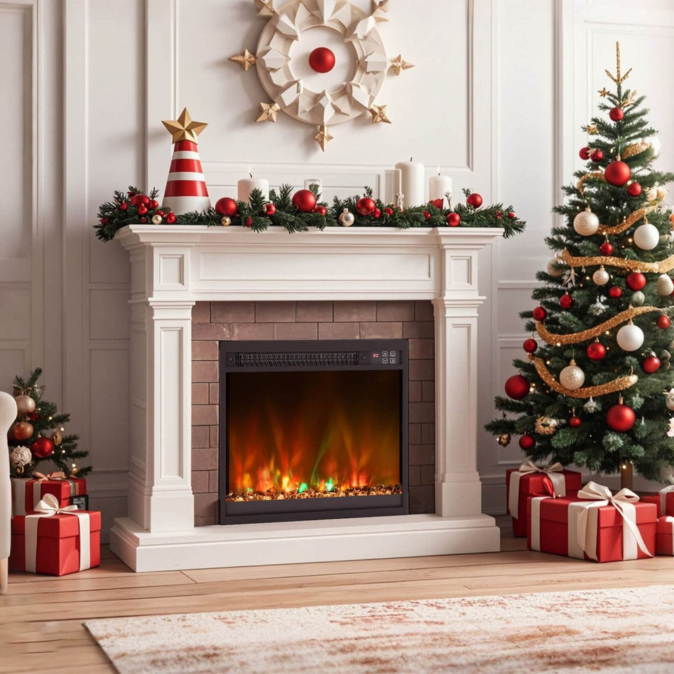 18" Electric Recessed 1500W Fireplace Heater Insert product image