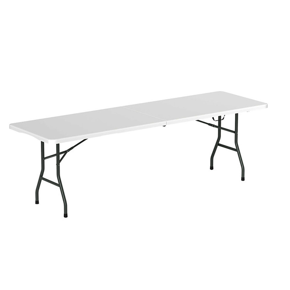 8-Foot Portable Folding Table with HDPE Tabletop product image