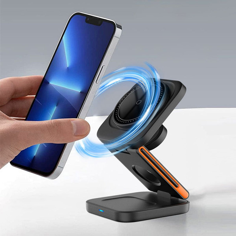 3-in-1 Foldable Wireless Magnetic Charger product image