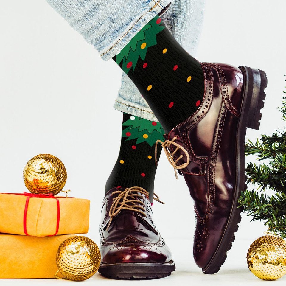 Holiday Fun Knee-High Compression Socks, 15-20mmHG (3-Pair) product image