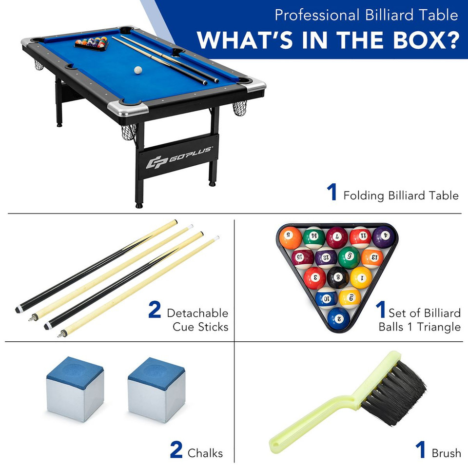 6ft Billiard Pool Table Set  product image