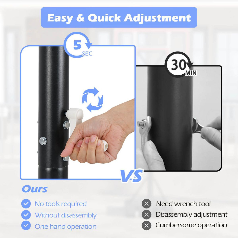 7.4-10 FT Outdoor Basketball Hoop System product image