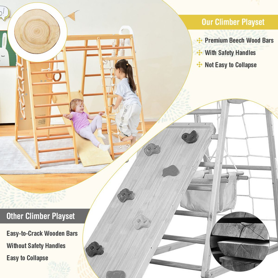 8-in-1 Jungle Gym Playset with Monkey Bars product image