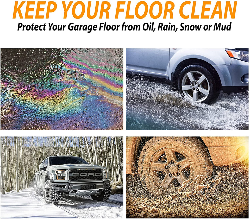 Zone Tech® Snow Mud Water & Ice Garage Floor Mat product image