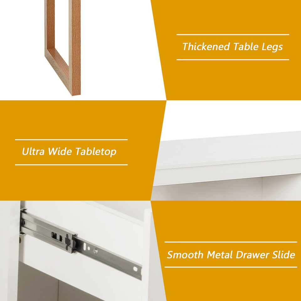 Computer Desk with Storage Cabinet  product image