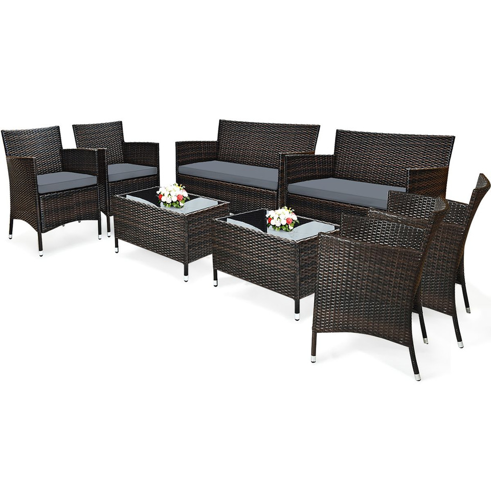 Rattan Patio Furniture Set (8-Piece Set) product image