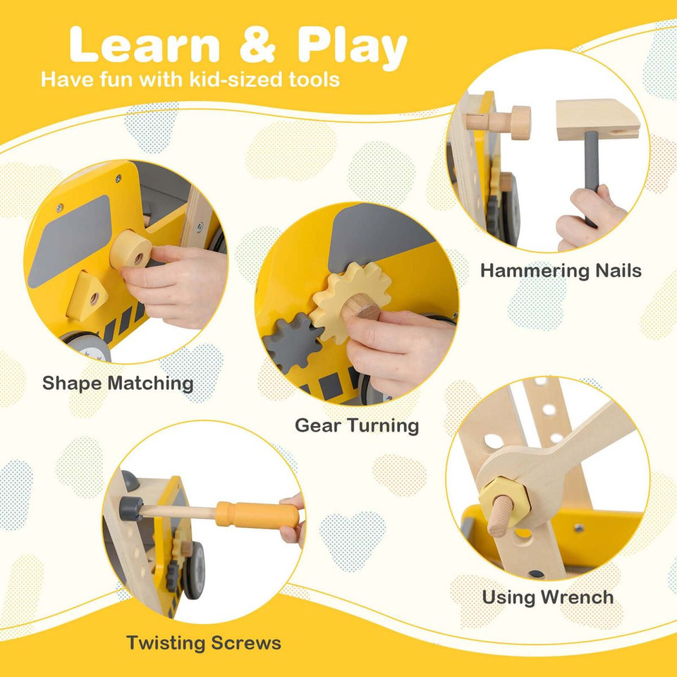 2-In-1 Montessori Wooden Baby Walker  product image