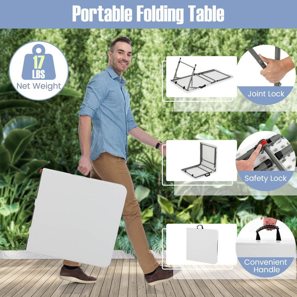 4 ft Portable Folding Table product image