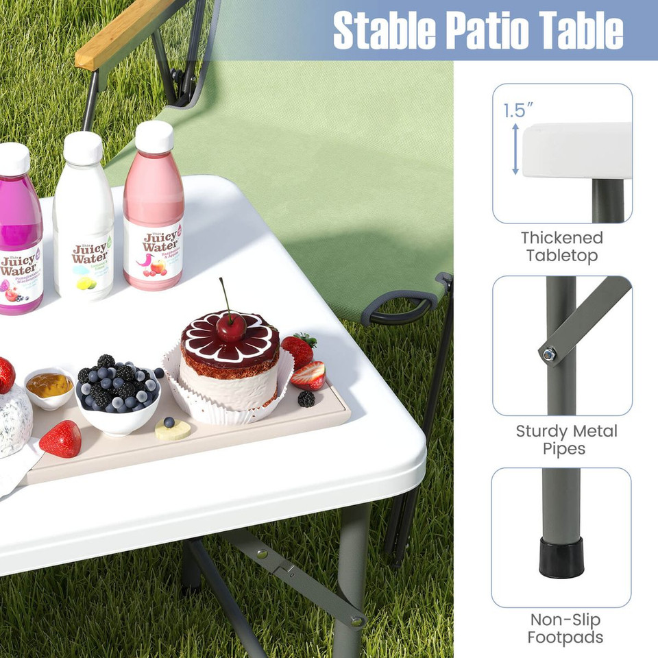 4 ft Portable Folding Table product image