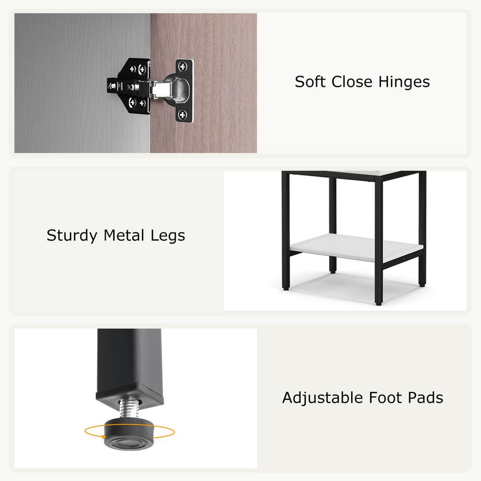 57" Tall Bathroom Cabinet product image