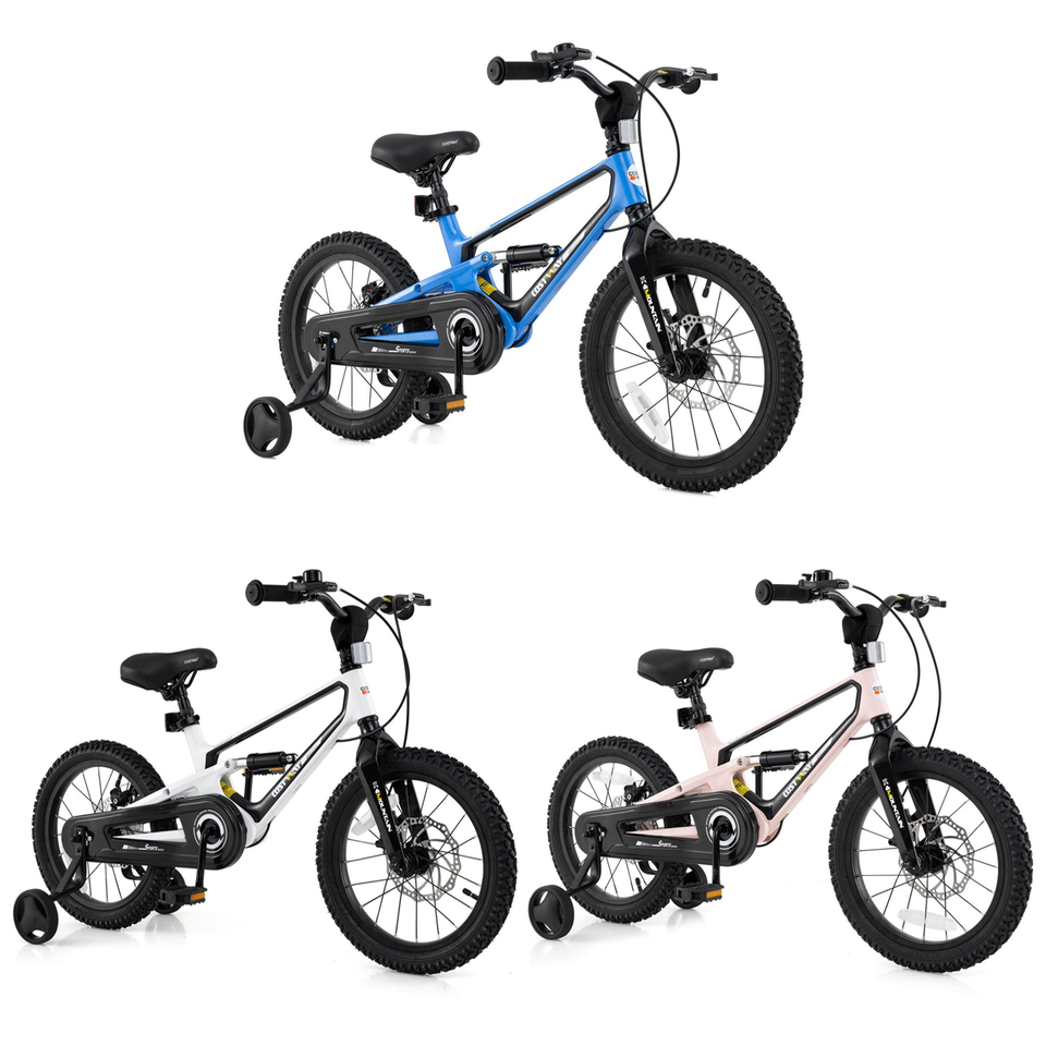 Kids' 16-Inch Adjustable Bike with Shock Absorber & Bell product image