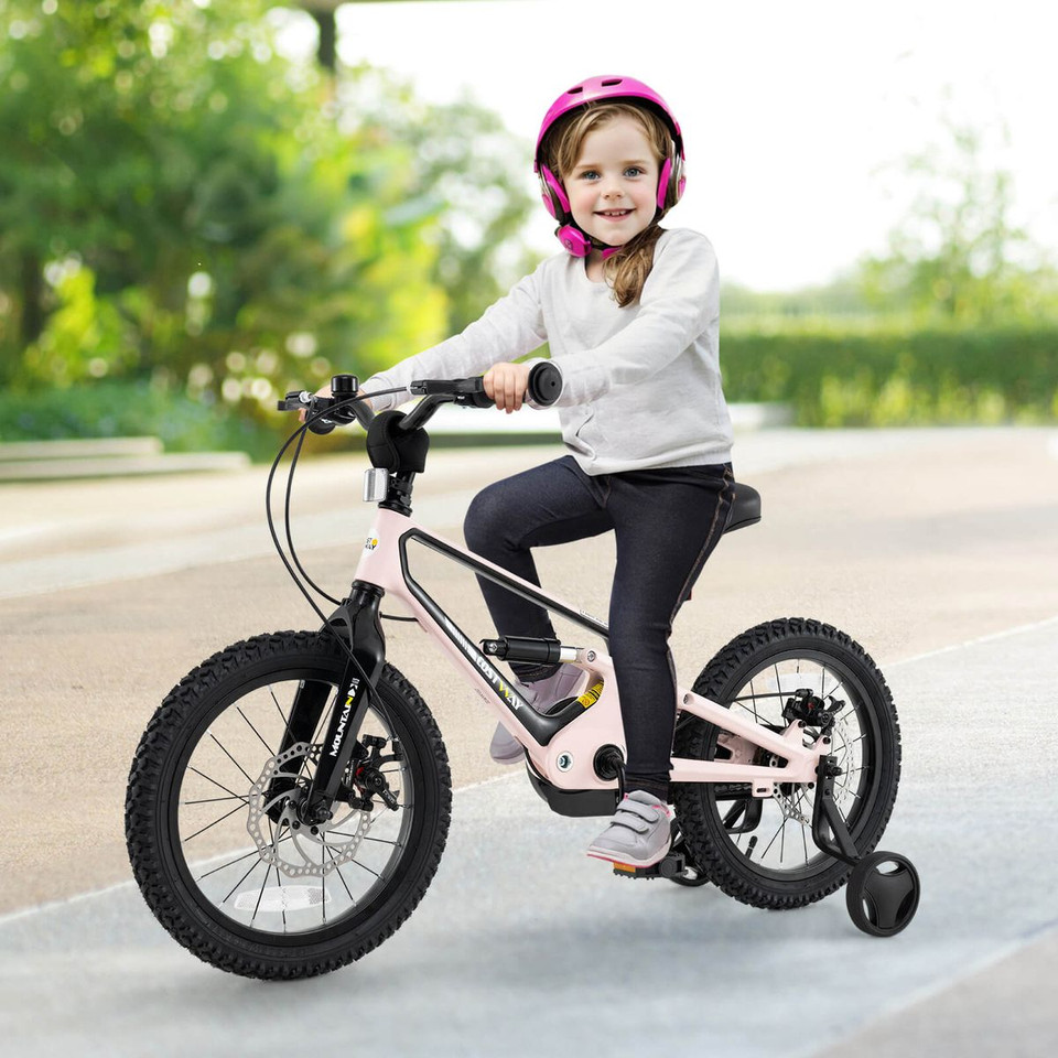 Kids' 16-Inch Adjustable Bike with Shock Absorber & Bell product image