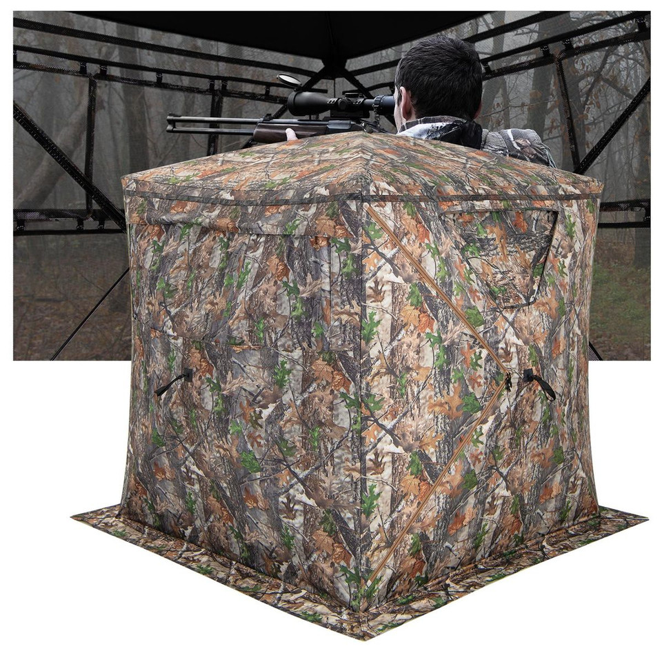 2-3 Person Hunting Blind Portable Pop-up Ground Tent with Carrying Bag product image