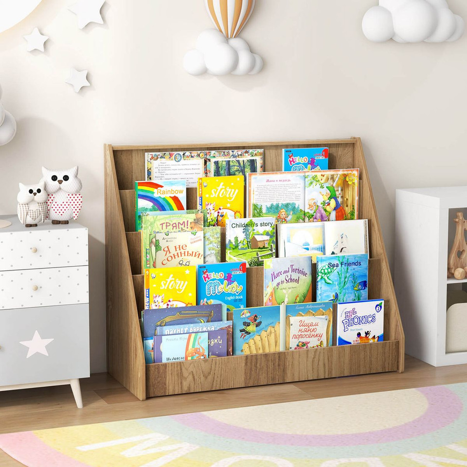 5-Tier Kids' Bookshelf with Deep Compartments (3 Colors) product image