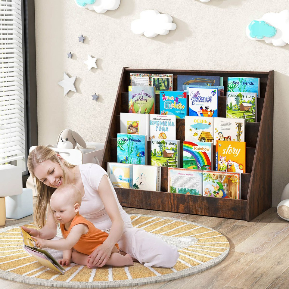 5-Tier Kids' Bookshelf with Deep Compartments (3 Colors) product image
