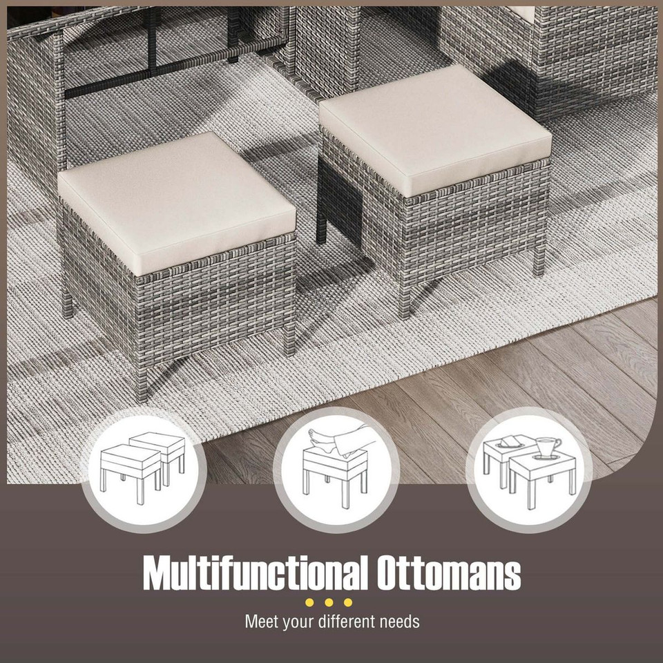  7-Piece Patio Sectional Furniture Set product image
