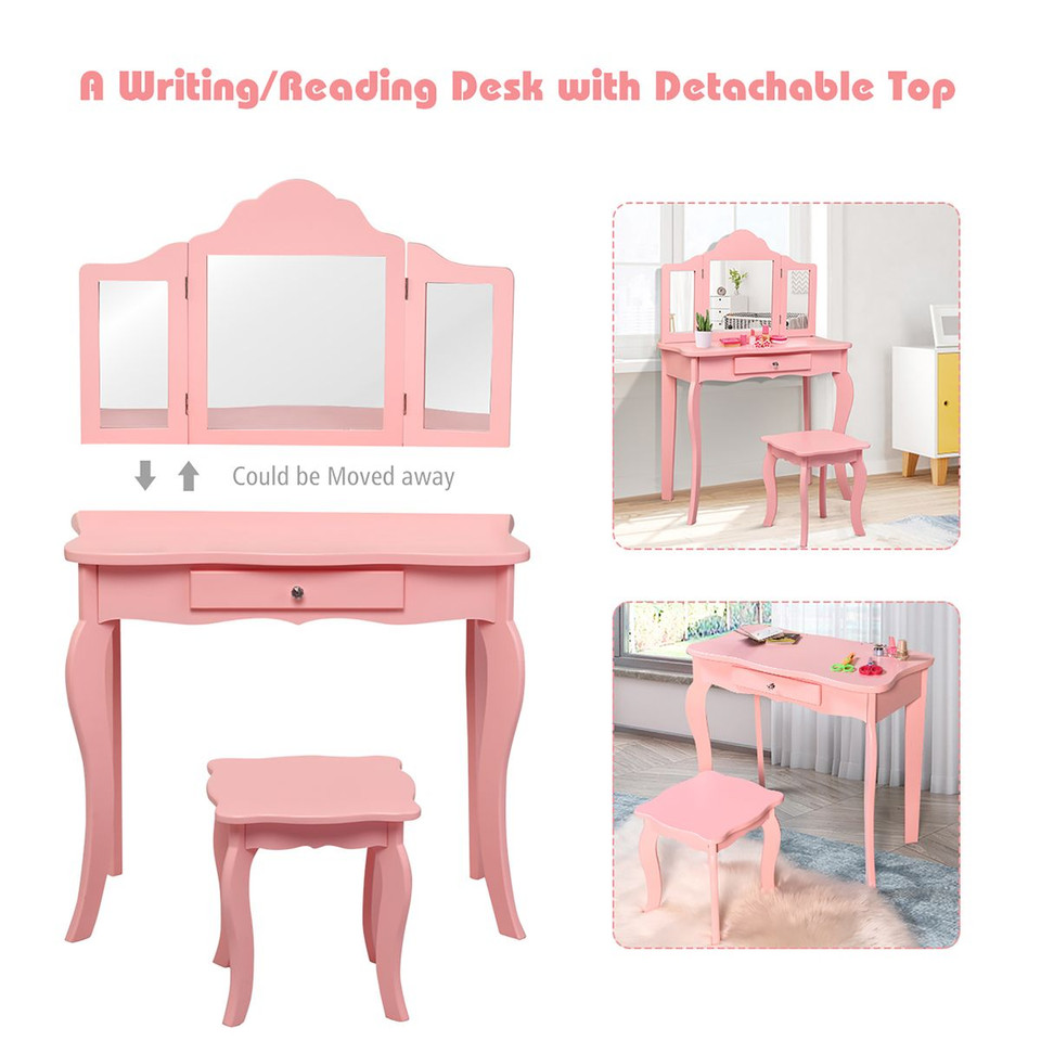 Kid's Vanity Table with Stool  product image