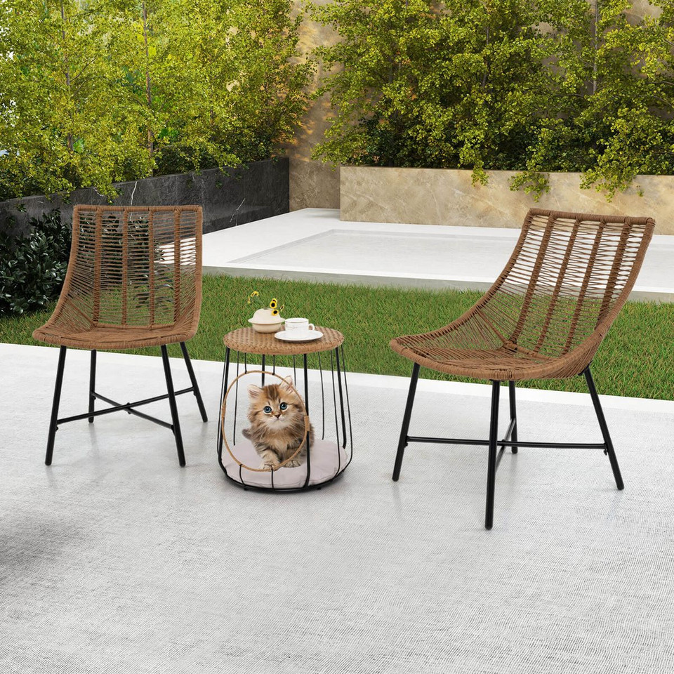 3-Piece Outdoor Furniture Set with Pet House  product image