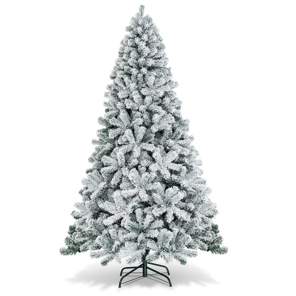9 ft Snow Flocked Hinged Artificial Christmas Tree product image