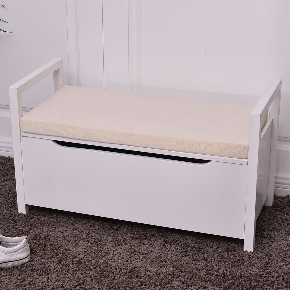 Cushioned Storage Ottoman Seat product image