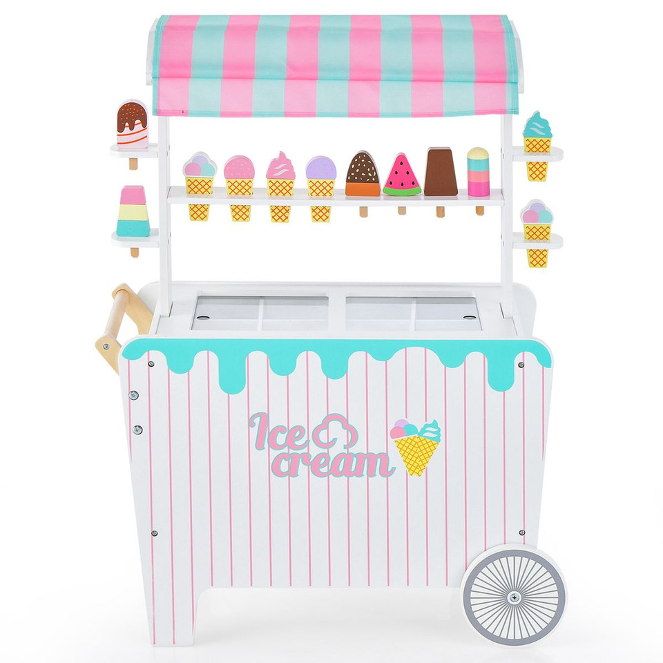 Kid's Ice Cream Cart Food Truck Play Set with Accesories product image