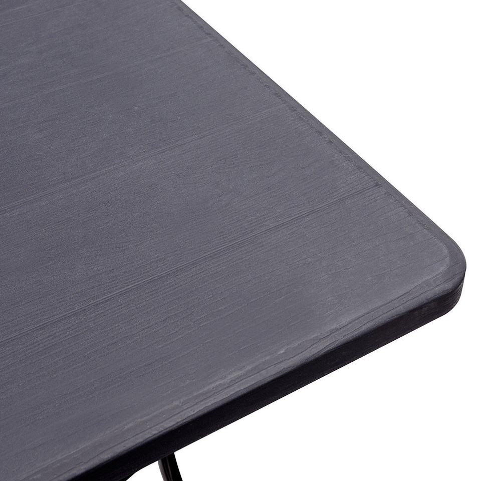 HDPE Outdoor Picnic Table Bench Set with Metal Base product image