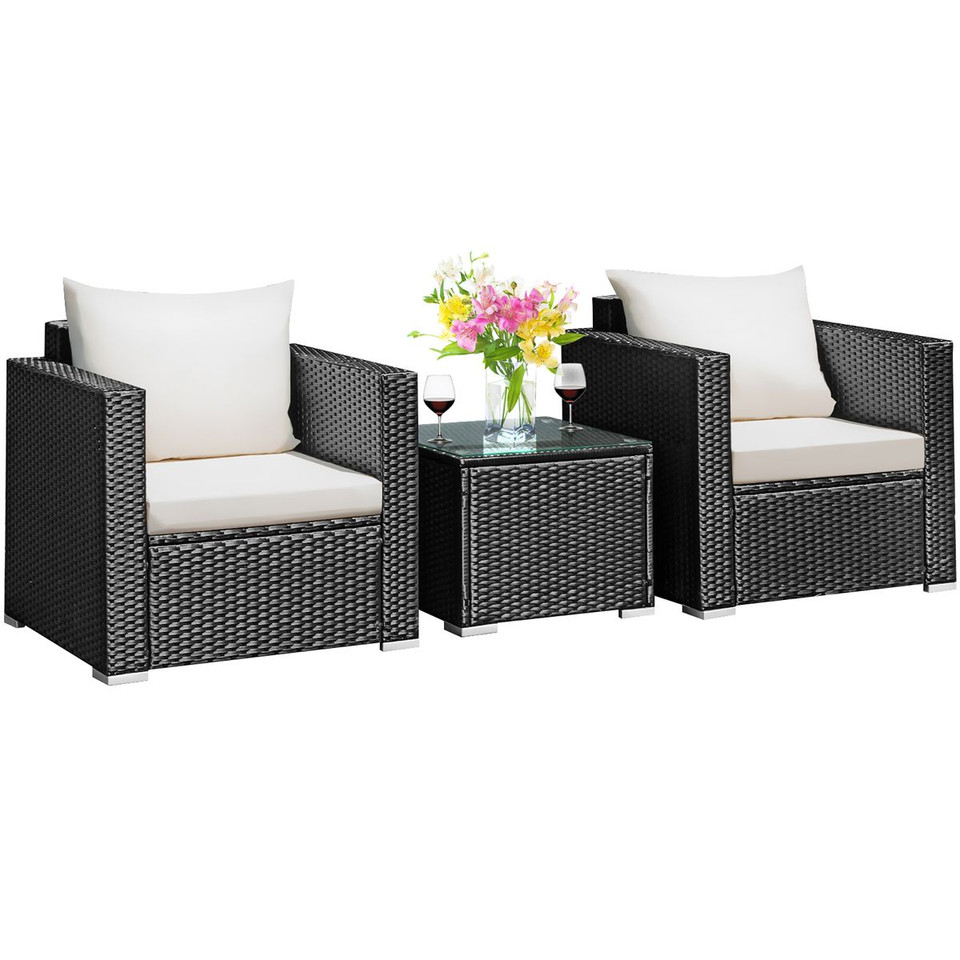 3-Piece Wicker Patio Furniture Set product image