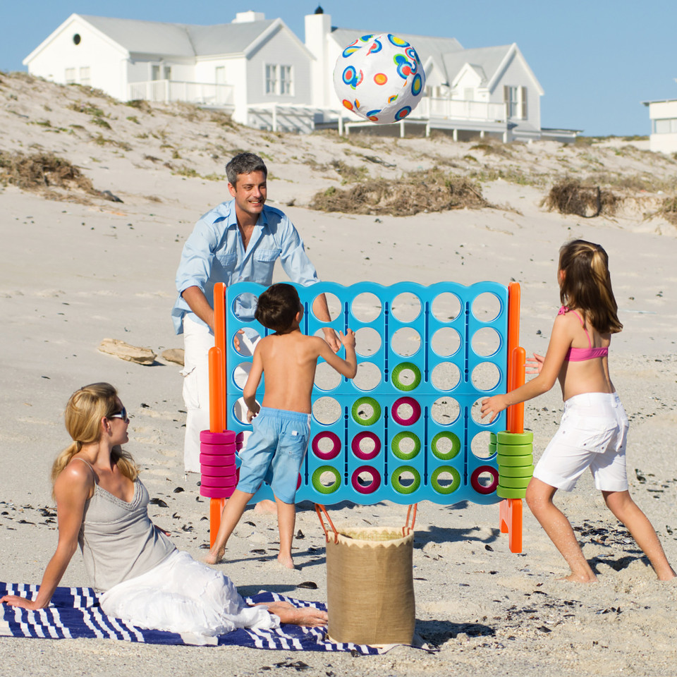 Jumbo 4-to-Score Giant Game Set with 42 Jumbo Rings product image