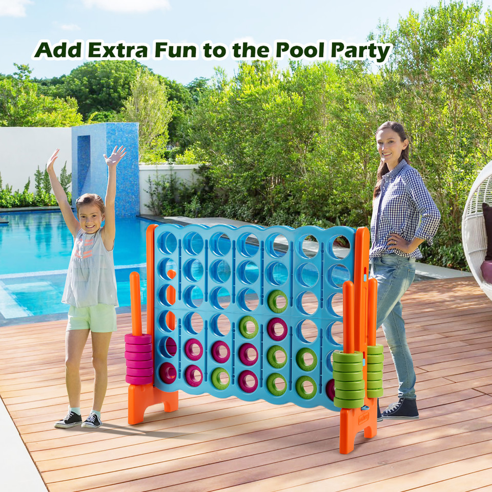 Jumbo 4-to-Score Giant Game Set with 42 Jumbo Rings product image