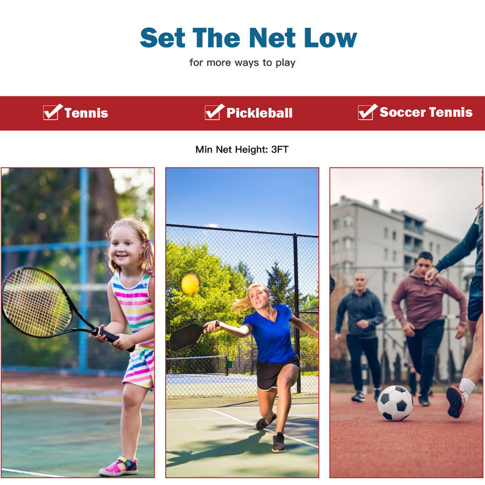 10FT Adjustable Badminton Net Set product image