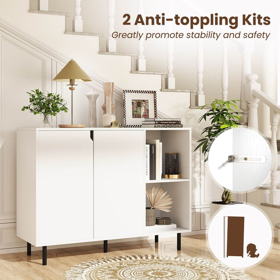 Kitchen Sideboard Buffet with Adjustable Shelves product image