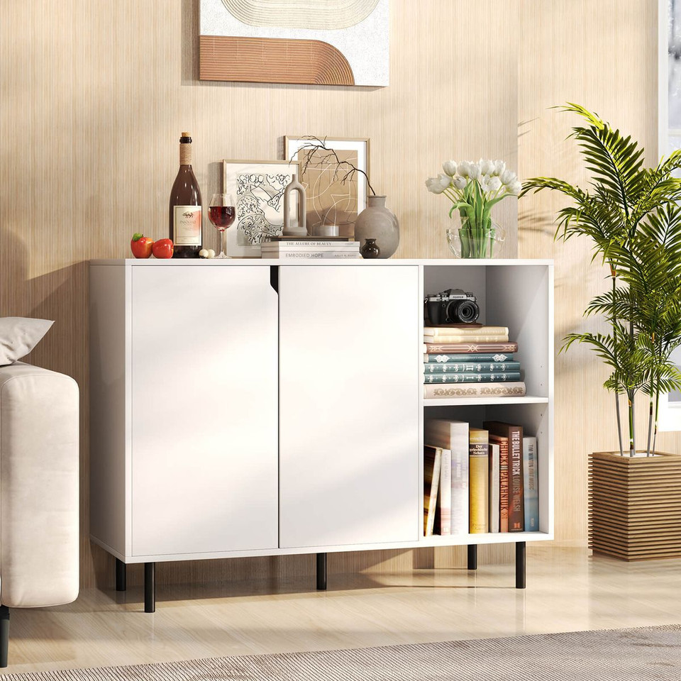 Kitchen Sideboard Buffet with Adjustable Shelves product image