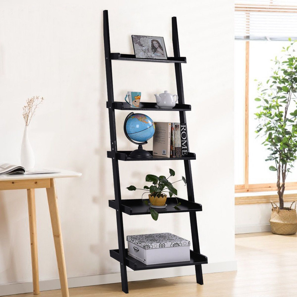 5-Tier Ladder Shelf with Open Shelves for Living Room and Home Office product image