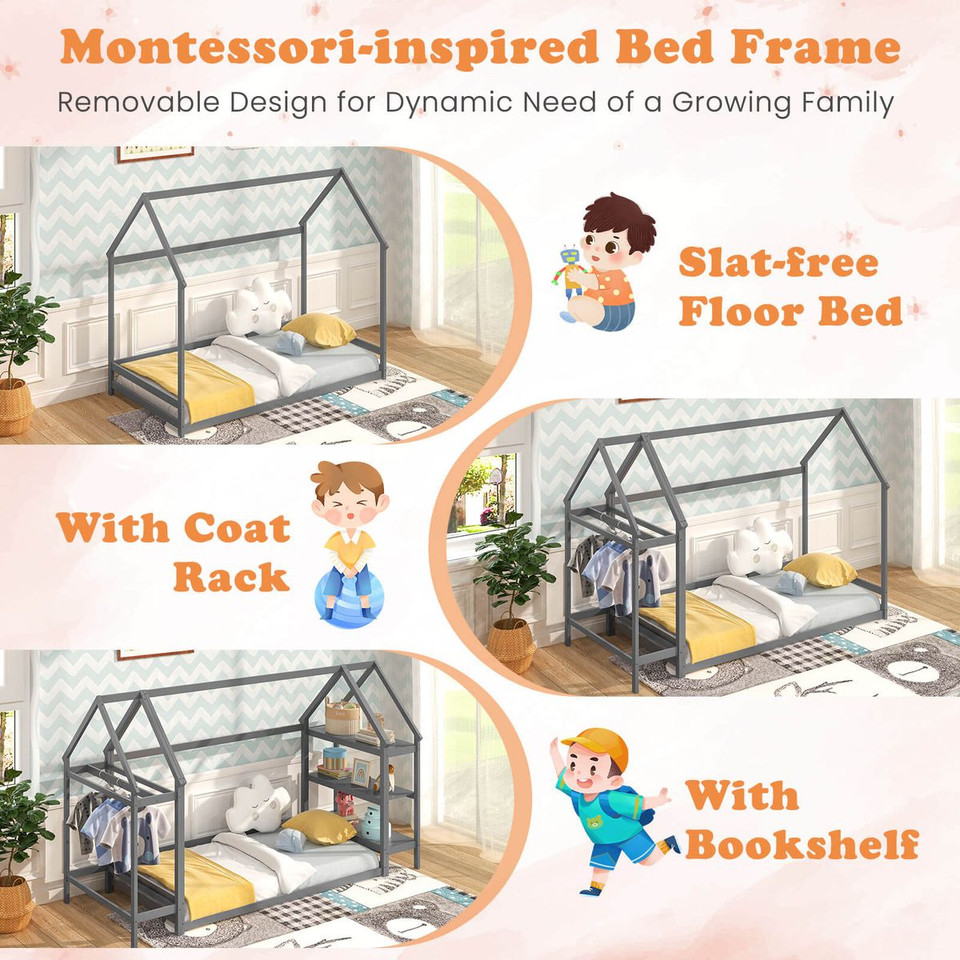 Twin Size House Montessori Floor Bed  product image