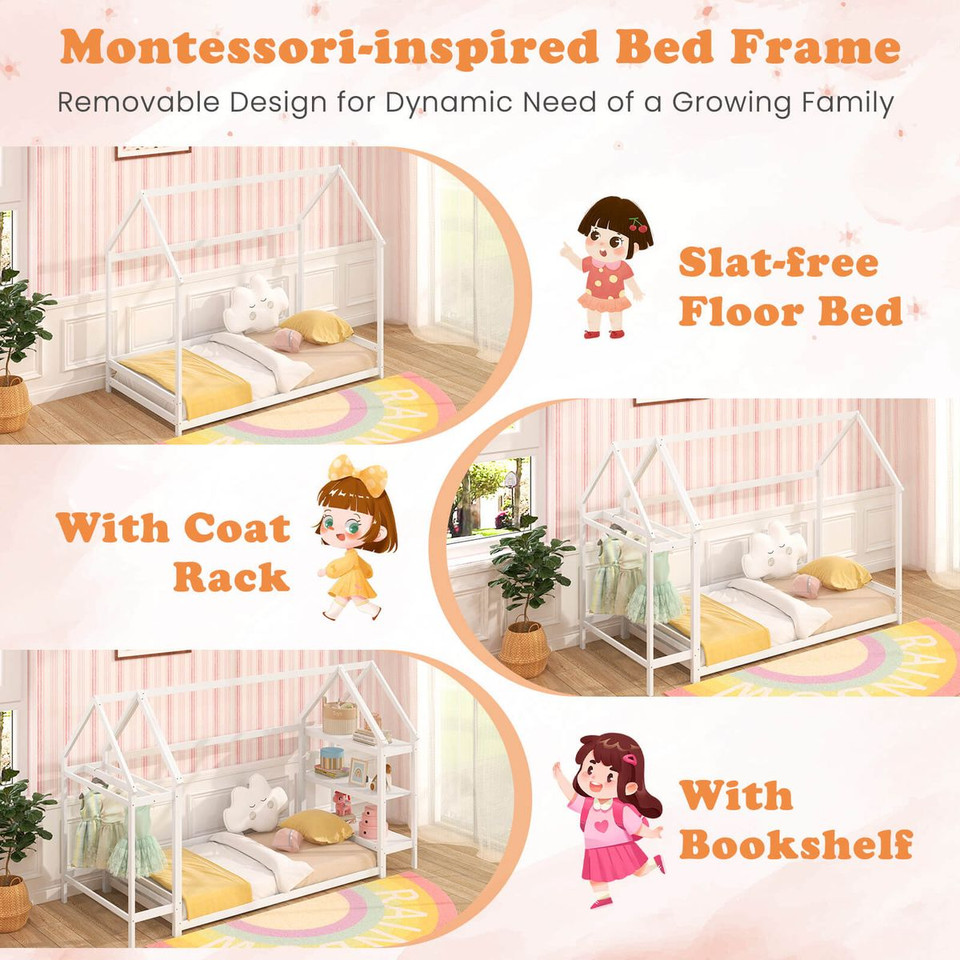 Twin Size House Montessori Floor Bed  product image