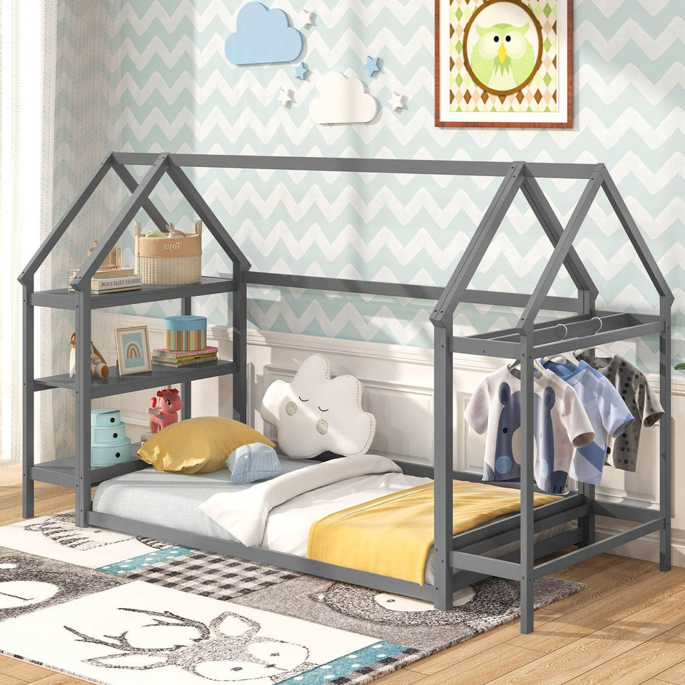Twin Size House Montessori Floor Bed  product image