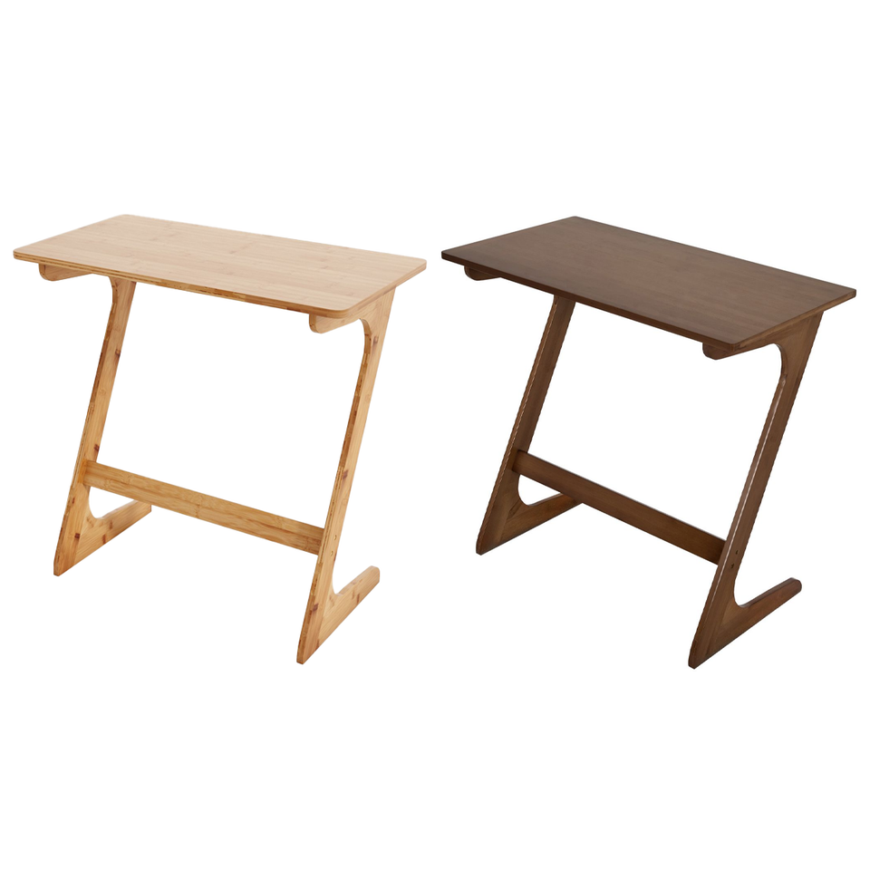 Bamboo Z-Shaped Spacious Sofa Side Table product image