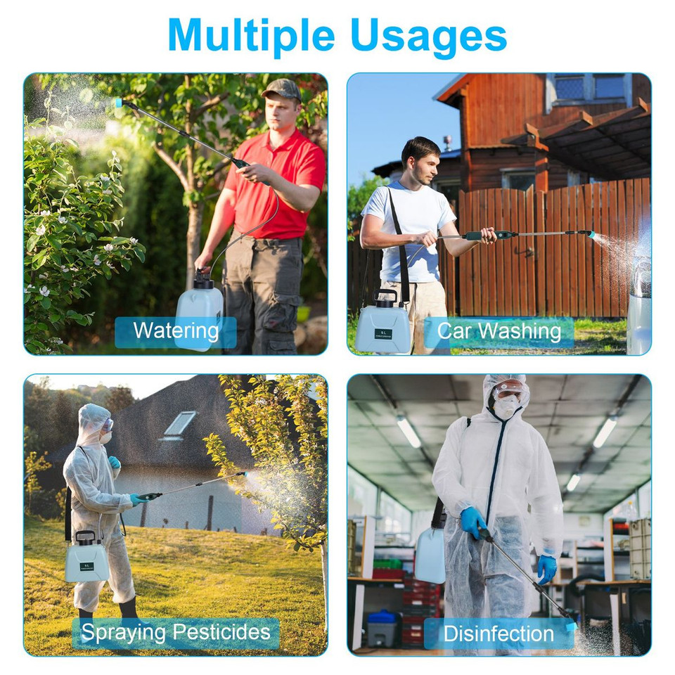 Portable Garden Sprayer, 1.32-Gallon product image