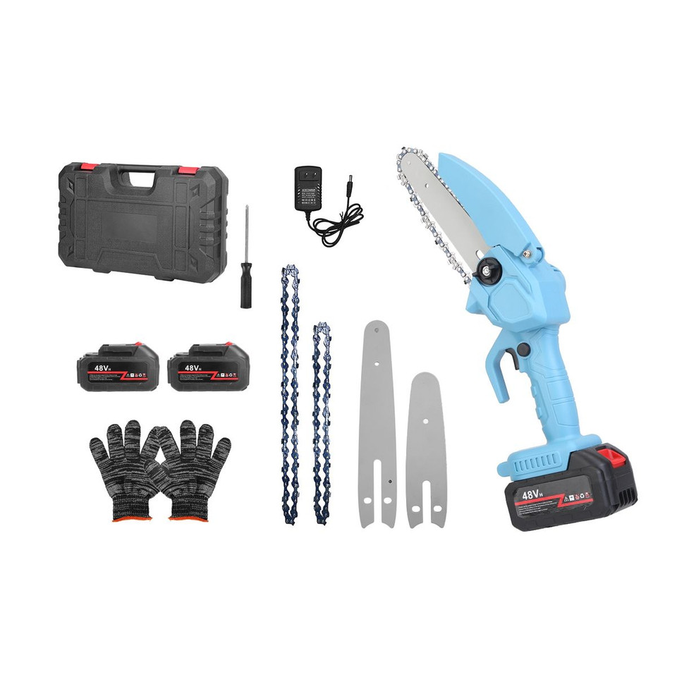 Electric Mini Chainsaw with 2 Chain Sizes product image
