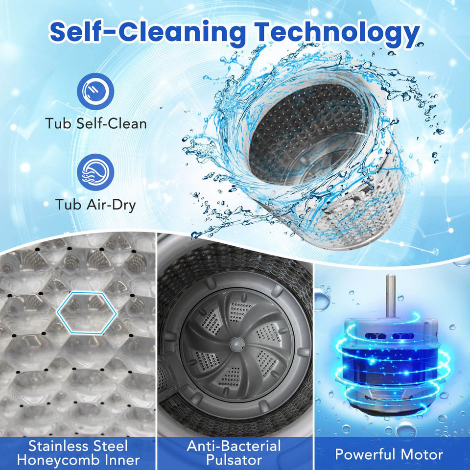 11lbs Portable Automatic Washing Machine  product image